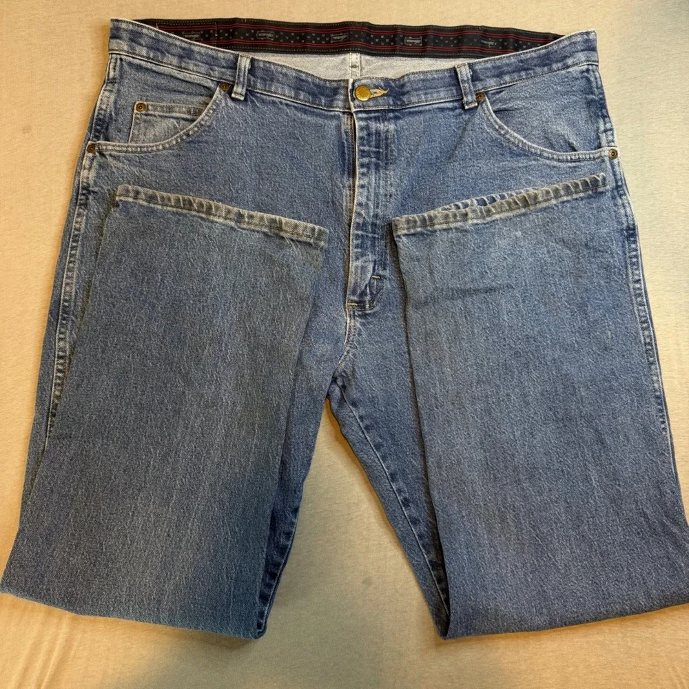 Wrangler Premium Quality Mens Regular Fit Jeans 40x29 855WAQD Stretch Vtg